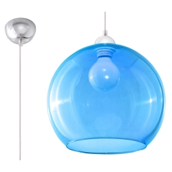 Elegantní závěsná svítidla Koule 30 cm - modrá